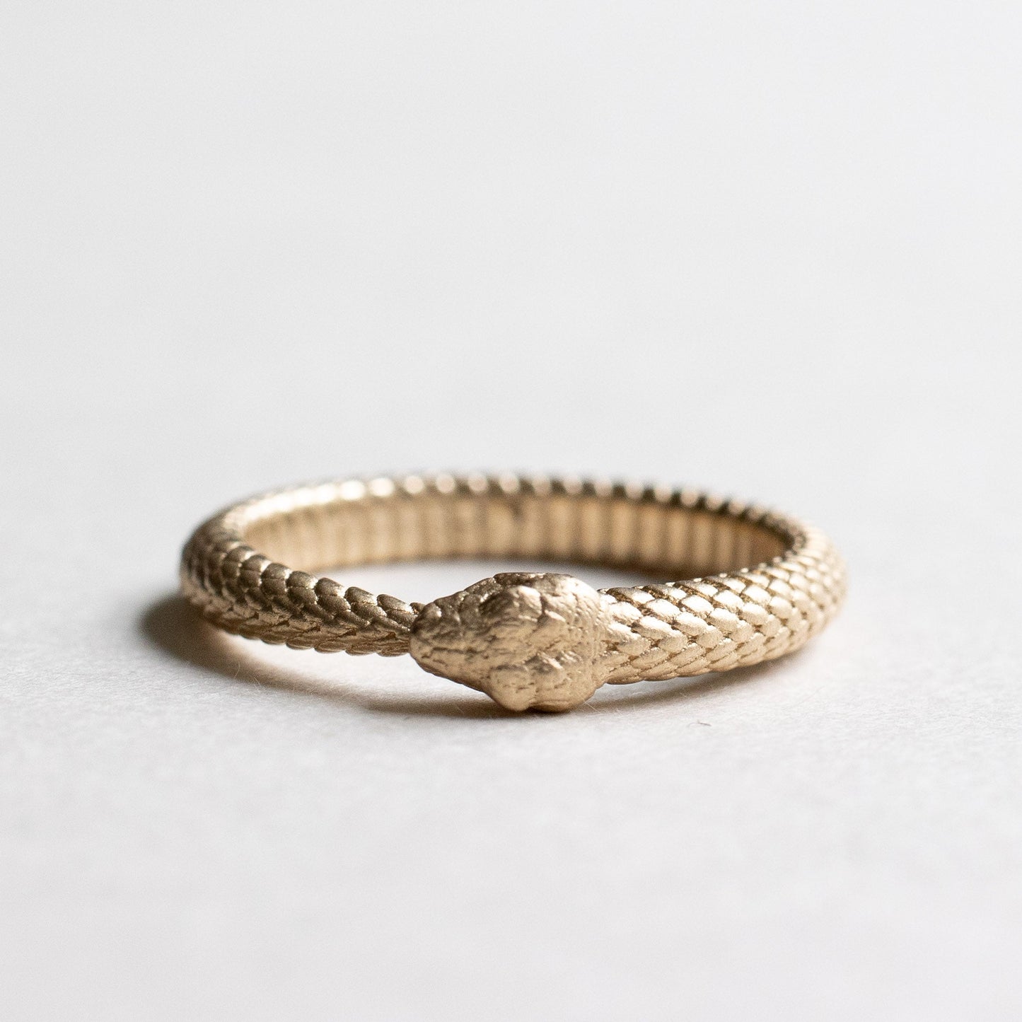 14k Serpent Ouroboros Ring