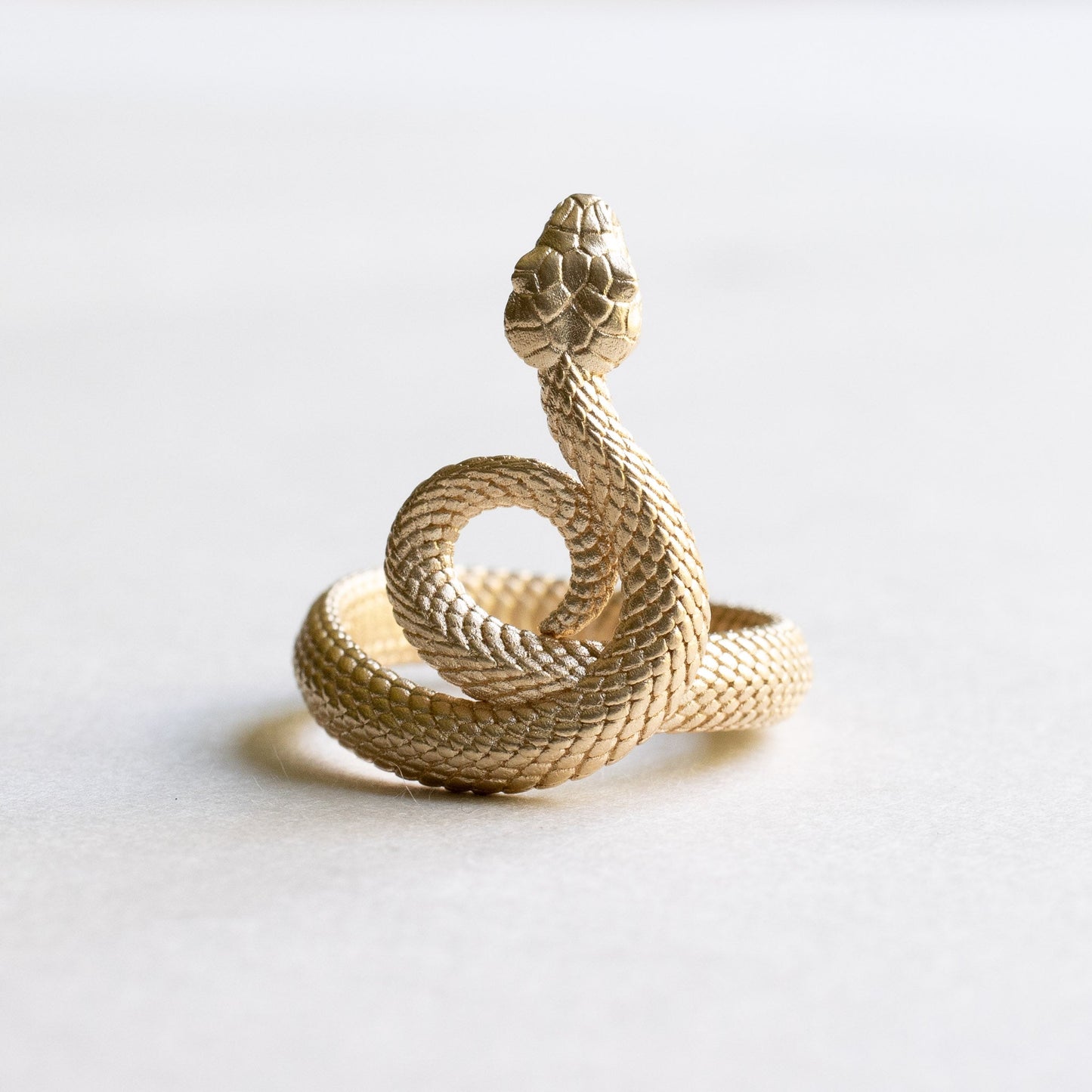 14K Serpent Ring