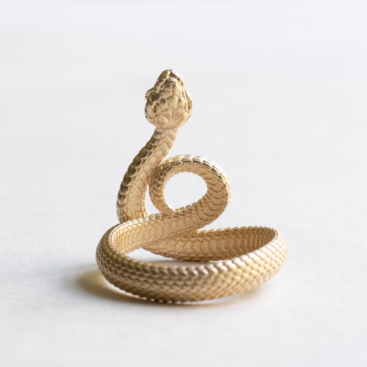 14K Serpent Ring