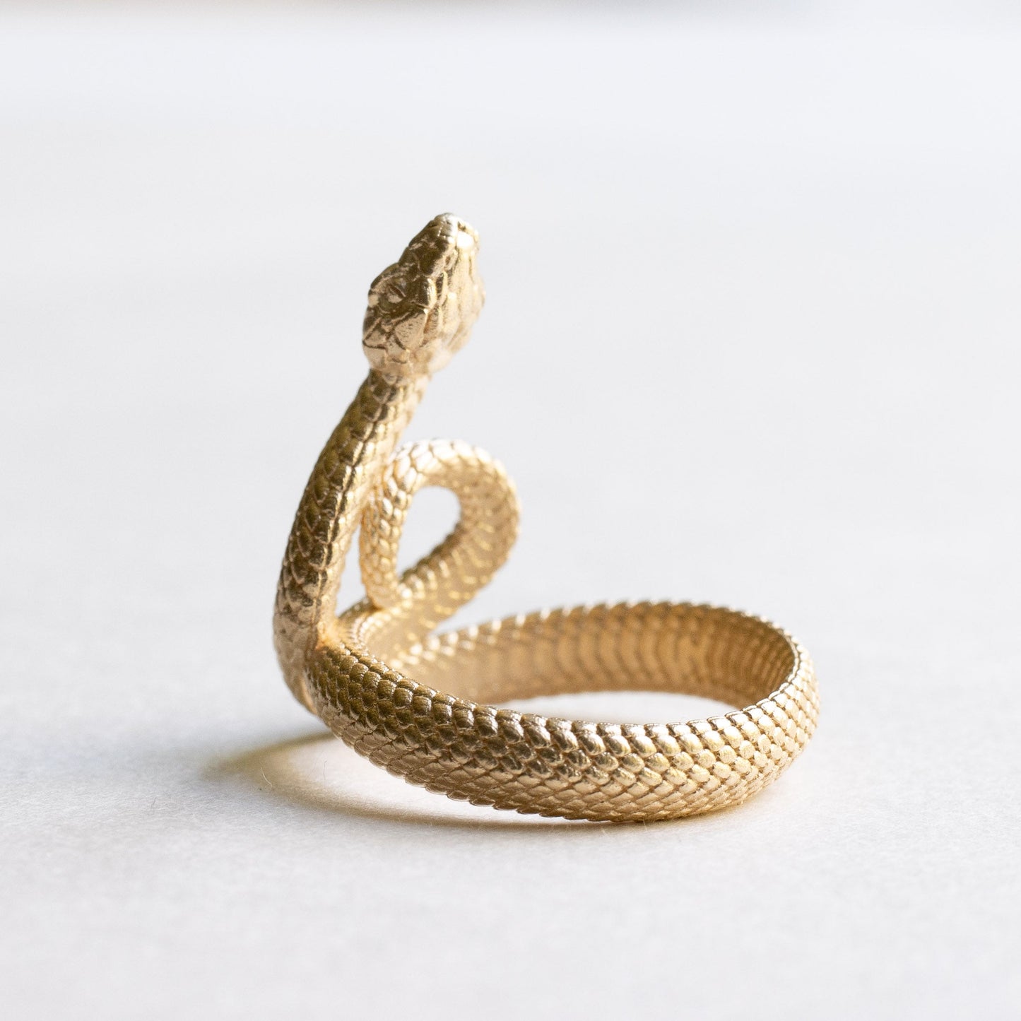 14K Serpent Ring