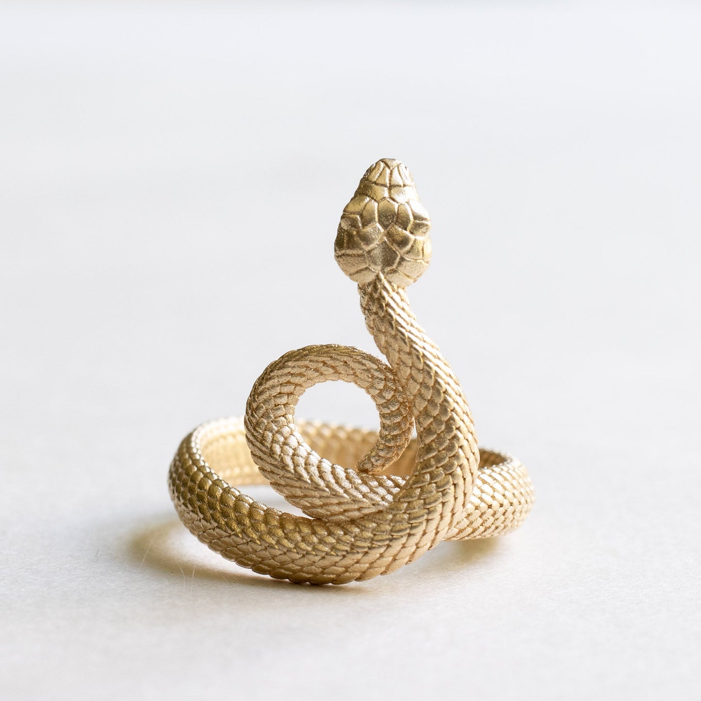 14K Serpent Ring